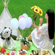 1入組，野餐墊，沙灘墊，露營必備，草坪戶外毯，沙灘毯防水防沙，野餐墊可水洗，輕便便攜，可折疊，PE 不織布 - 綠色 - 查看 4