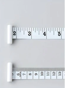 1 pieza Cinta métrica portátil cinta moderno de plástico para casa - Blanco - Ver 7