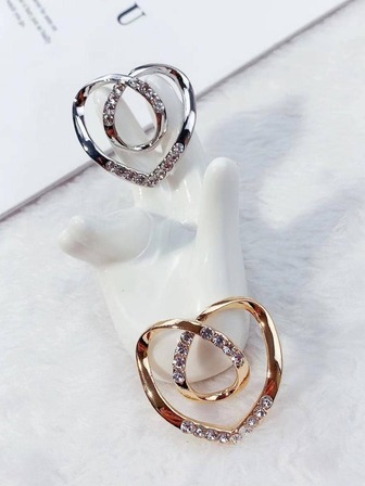 1入組水鑽裝飾衣服扣飾