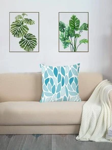 In Hình Lá Đệm Không Chất Độn, Vải Hiện Đại Trang Trí Ném Gối Cho Phòng Khách, trang Trí Nhà Cửa - Nhiều màu - Xem 2