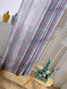 Rèm vải đơn bảng mô hình Mandala, Rèm vải polyester lọc ánh sáng hiện đại cho hộ gia đình - Nhiều màu - Xem 3