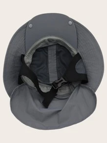 Outfly 1 pieza Sombrero protección solar surf para verano - Gris Oscuro - Ver 4