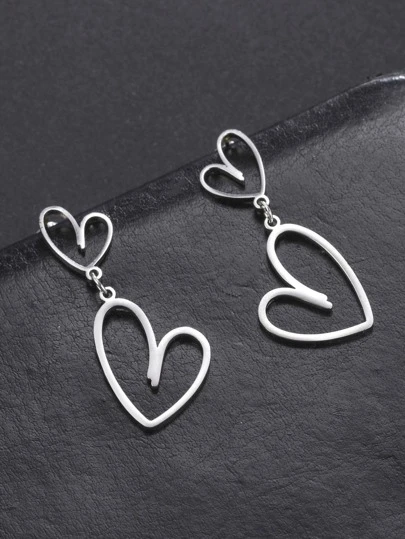 心形耳墜