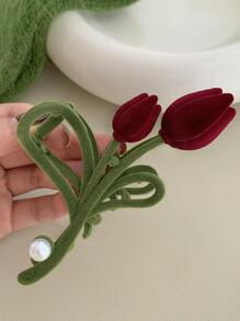 Kẹp tóc giả ngọc trai hình hoa, kiểu dáng Boho, thích hợp cho ngày Valentine, kẹp tóc càng cua, kẹp tóc hàm, kẹp tóc cài đầu, kẹp tóc kiểu càng cua, đồ dùng học tập, phụ kiện tóc mùa thu đông cho nữ sinh viên, phụ kiện đi nghỉ mát, quà tặng Valentine cho nữ. - màu xanh lá - Xem 3