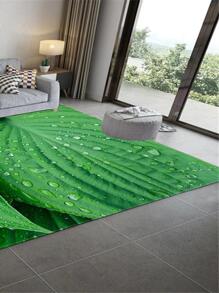 Họa Tiết Lá Thảm Tắm Chống Trơn Trượt, Polyester Hiện Đại Chống Trơn Trượt Thảm Trải Sàn Cho Phòng Khách Và Phòng Ngủ - Nhiều màu - Xem 3