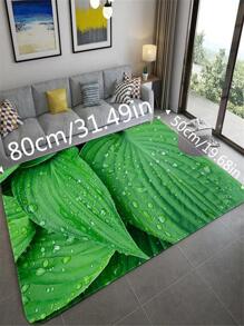 Họa Tiết Lá Thảm Tắm Chống Trơn Trượt, Polyester Hiện Đại Chống Trơn Trượt Thảm Trải Sàn Cho Phòng Khách Và Phòng Ngủ - Nhiều màu - Xem 5