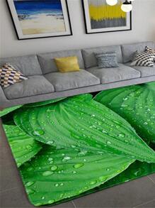 Họa Tiết Lá Thảm Tắm Chống Trơn Trượt, Polyester Hiện Đại Chống Trơn Trượt Thảm Trải Sàn Cho Phòng Khách Và Phòng Ngủ - Nhiều màu - Xem 2