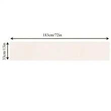 1PC Họa Tiết Hoa Bàn Chạy, Vải Lanh Hiện Đại Bàn Chạy Cho Gia Đình - Màu be - Xem 6