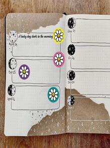 TYFYO 500 miếng dán quà tặng họa tiết hoa ngày lễ tình nhân - Nhiều màu - Xem 3
