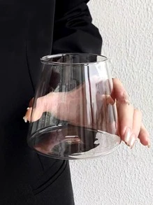 1pc Minimalist Clear Mug Back To School