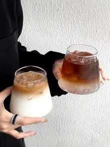 1pc Minimalist Clear Mug Back To School