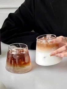 1pc Minimalist Clear Mug Back To School