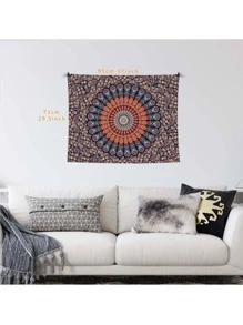 Mandala In Tấm Thảm, Vải Hiện Đại Tấm Thảm Poster Treo Tường Cho Phòng Ngủ Thẩm Mỹ - Nhiều màu - Xem 3
