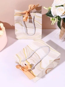 5pcs Marble Pattern Gift Box - Multicolor - View 3