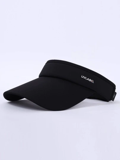 女士字母裝飾時尚遮陽帽適用於戶外遊玩