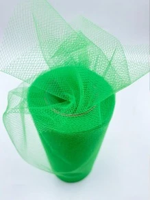 1 Màu Trắng Vải Tuyn Cuộn Cho Tự Làm Đầm Tutu, Cho Tiệc Cưới, Bàn Váy, Chất Liệu Lưới Mỏng - màu xanh lá - Xem 2