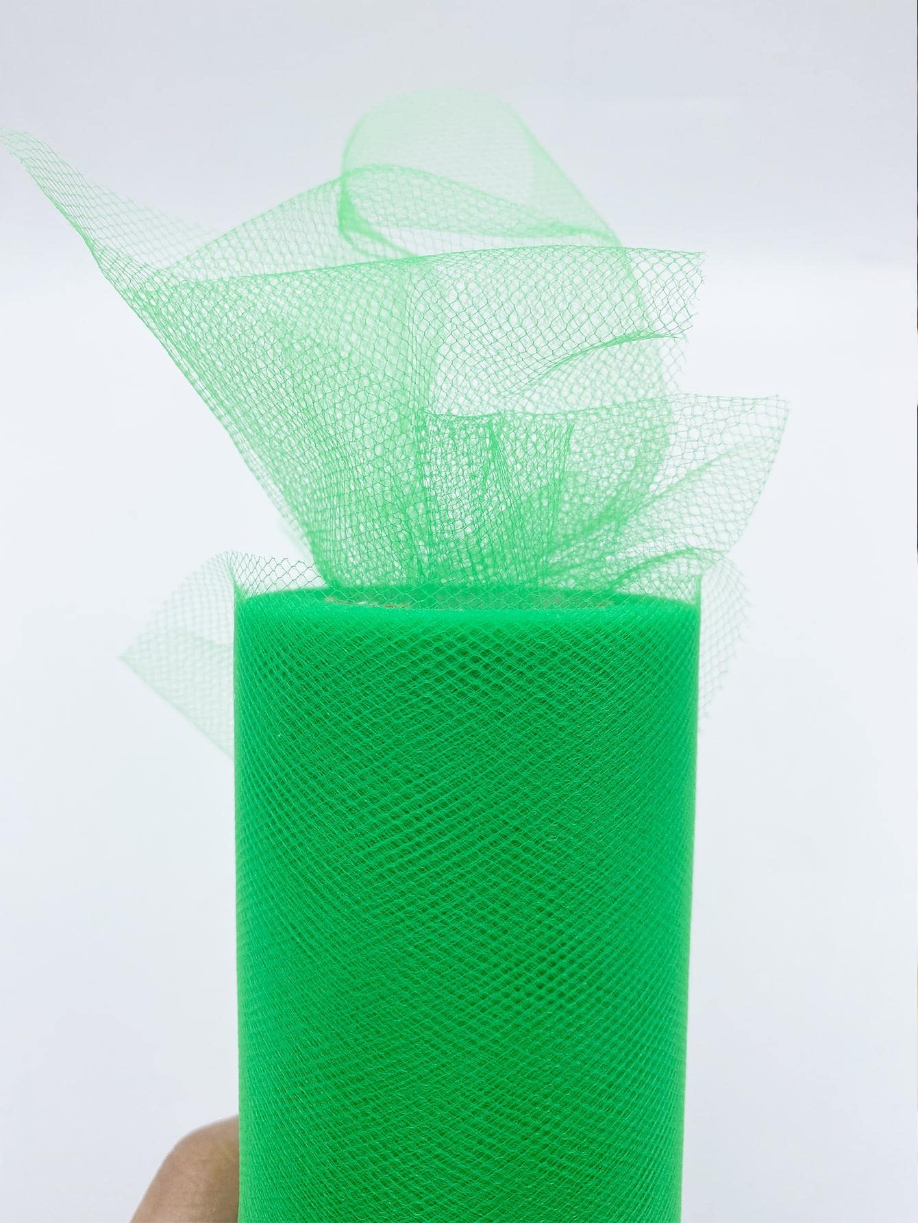 1 Màu Trắng Vải Tuyn Cuộn Cho Tự Làm Đầm Tutu, Cho Tiệc Cưới, Bàn Váy, Chất Liệu Lưới Mỏng - màu xanh lá - Xem 1