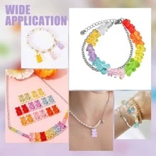 1入組熊DIY首飾配件 - 彩色 - 查看 3