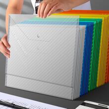 10 cái Clear File Pocket, Công cụ tổ chức tài liệu chống nước đa năng tối giản cho văn phòng, trường học - Nhiều màu - Xem 4