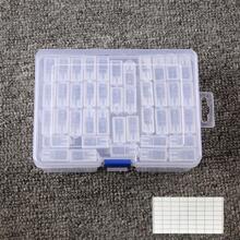 fulfly Hộp tranh kim cương trong suốt 1pc - trắng - Xem 1