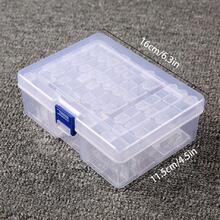fulfly Hộp tranh kim cương trong suốt 1pc - trắng - Xem 2
