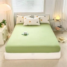 水果和葉子圖案被套套裝內芯 - 彩色 - 查看 6