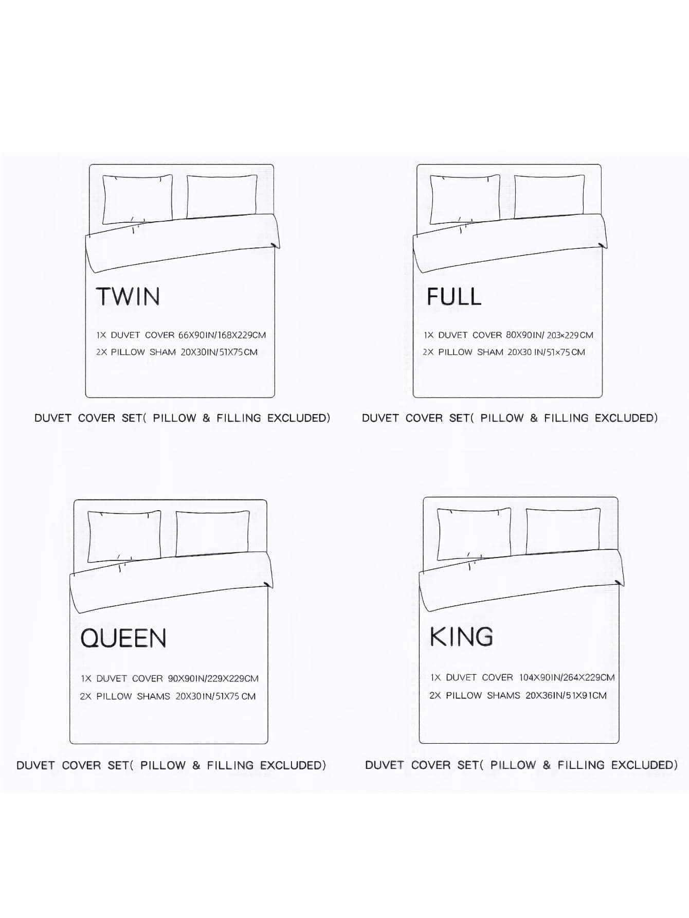 Flower Pattern Duvet Cover Set Without Filler SHEIN EUR