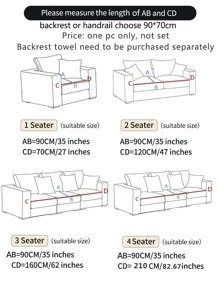 1 chiếc khăn sofa trơn - Hồng - Xem 4