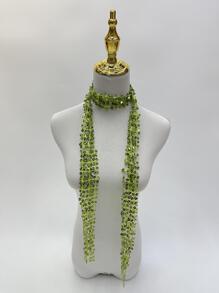 波西米亚风 1 件装 亮片装饰 女士细围巾 配饰 女士