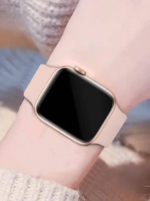 适用于 38mm、40mm、41mm、42mm、44mm、45mm、49mm 表带的运动表带，柔软硅胶防水材质，兼容 Series 11、10、9、Ultra、8、7、6、5、4、3、2、1、SE，男女款均有。