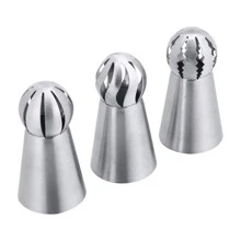 3pcs Stainless Steel Piping Nozzle - Silver - View 7