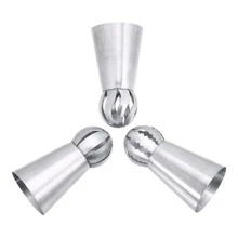 3pcs Stainless Steel Piping Nozzle - Silver - View 8
