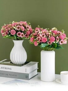 1 pieza Florero de plástico - Blanco - Ver 5