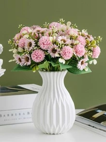 1 pieza Florero de plástico - Blanco - Ver 2