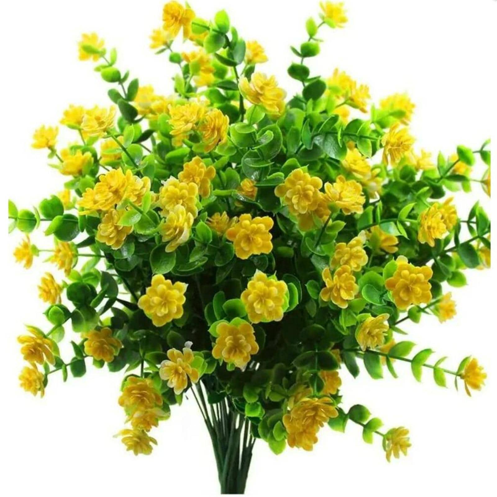 4入組人造花束 - 黃色 - 查看 1