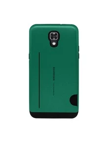 Funda Case Uso Rudo Tarjetero Para LG X Screen Guardian - Verde Oscuro - Ver 1