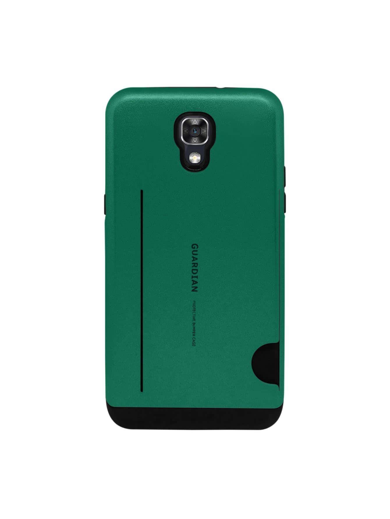 Funda Case Uso Rudo Tarjetero Para LG X Screen Guardian - Verde Oscuro - Ver 1