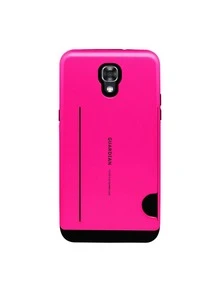 Rugged Use Card Holder Case Cover For  X Screen Guardian - Hot Pink - View 1