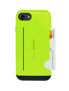 Rugged Use Card Holder Case Cover For  X Screen Guardian - 青檸色 - 查看 2