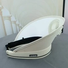 Visera ribete en contraste con Ventilador eléctrico - Beis - Ver 4