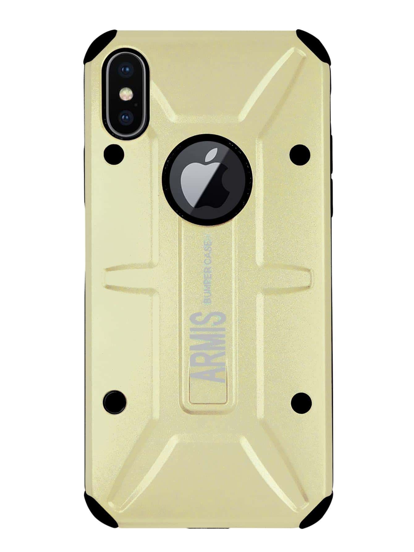 Funda Case Para iPhone X Uso Rudo Armis - Dorado - Ver 1