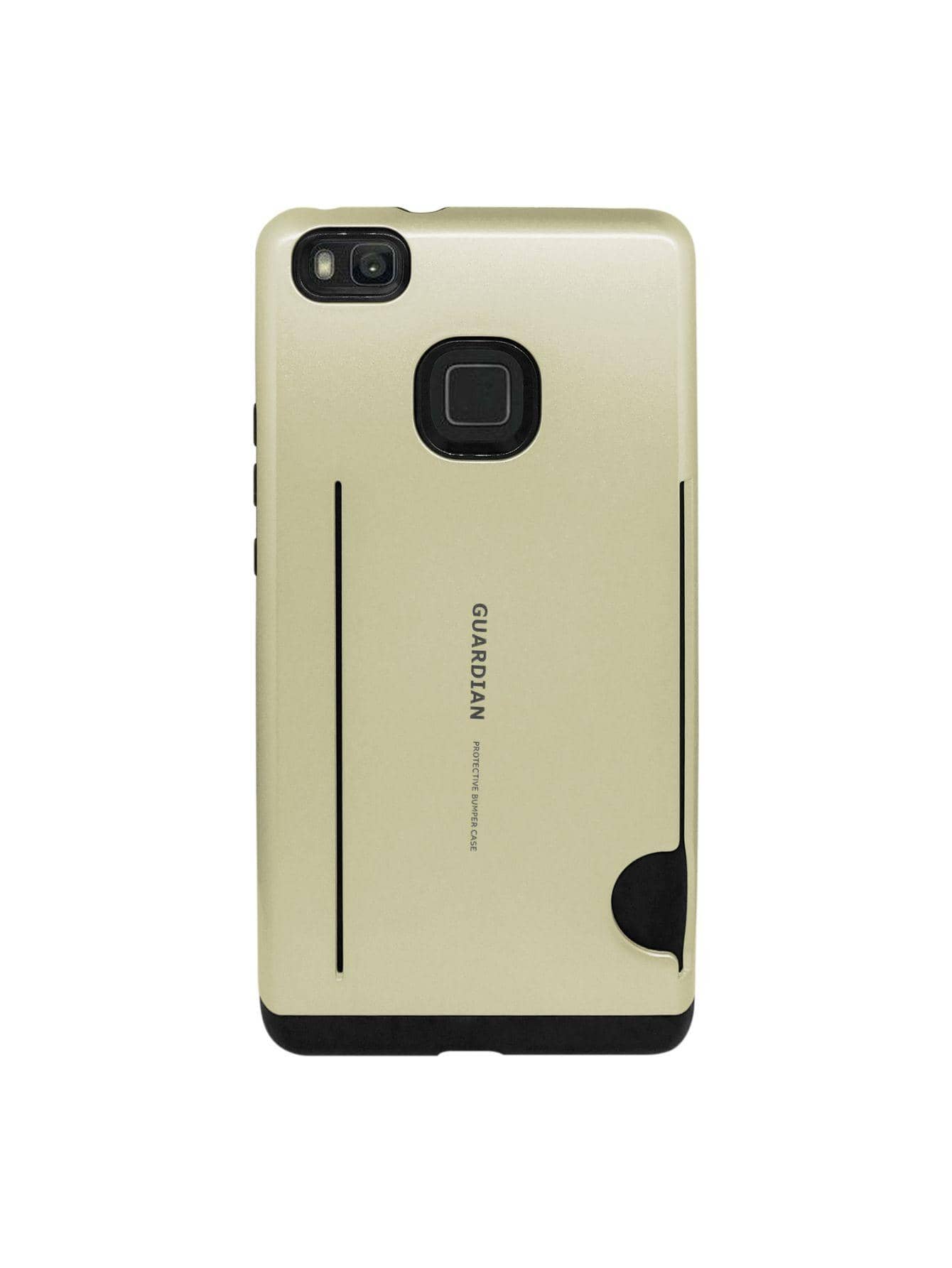 Funda Case Uso Rudo Tarjetero Para Huawei P9 Lite Guardian - Dorado - Ver 1