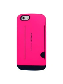 Funda Case Uso Rudo Tarjetero Para iPhone 6 Guardian - Rosa Fucsia - Ver 1