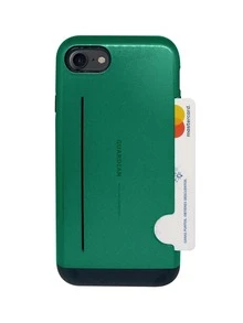 Rugged Use Card Holder Case Cover For Galaxy A3 2016 Guardian - Dark Green - View 2
