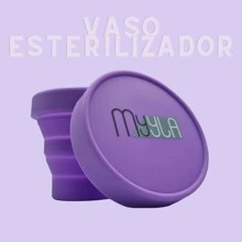 Set de Copas Menstruales Myyla , 3 Copas Menstrual en 1, Menstrual Cup + Kit. - Morado - Ver 3