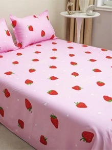 Tấm phẳng in dâu tây - Nhiều màu - Xem 7