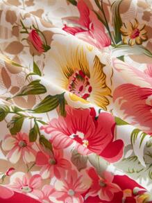 Floral Pattern Flat Sheet
