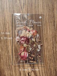 40pcs Floral Pattern Sticker, Creative Multi-Purpose Decorative Sticker For Hand Account Decoration Back To School - Multicolor - View 6