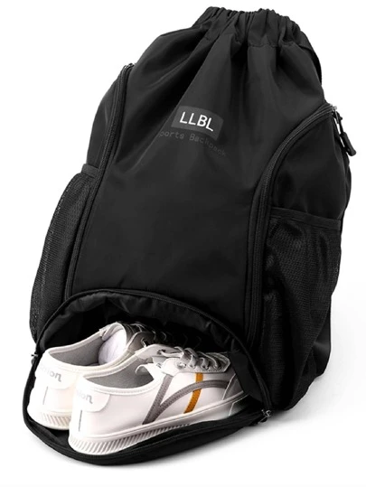 1 Piece Drawstring Waistband Printed Men's Small Crossbody Bag, Stylish Casual Canvas Tote, Simple And Versatile Bucket Bag, Suitable For Daily Outings, Work, Shopping, Outdoor Travel, And Multi-Scenario Use. Beach Bag , Valentines Gifts