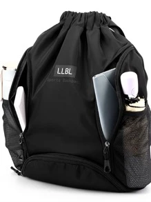 Túi đeo chéo nhỏ in họa tiết, dây rút, dành cho nam, kiểu dáng thời trang, chất liệu vải canvas, thiết kế đơn giản và đa năng, phù hợp cho các hoạt động hàng ngày, đi làm, mua sắm, du lịch ngoài trời và nhiều dịp khác. Túi đi biển, quà tặng Valentine, túi du lịch. - màu đen - Xem 2